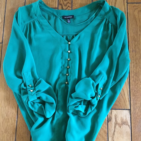 Sheer Le Chateau Blouse